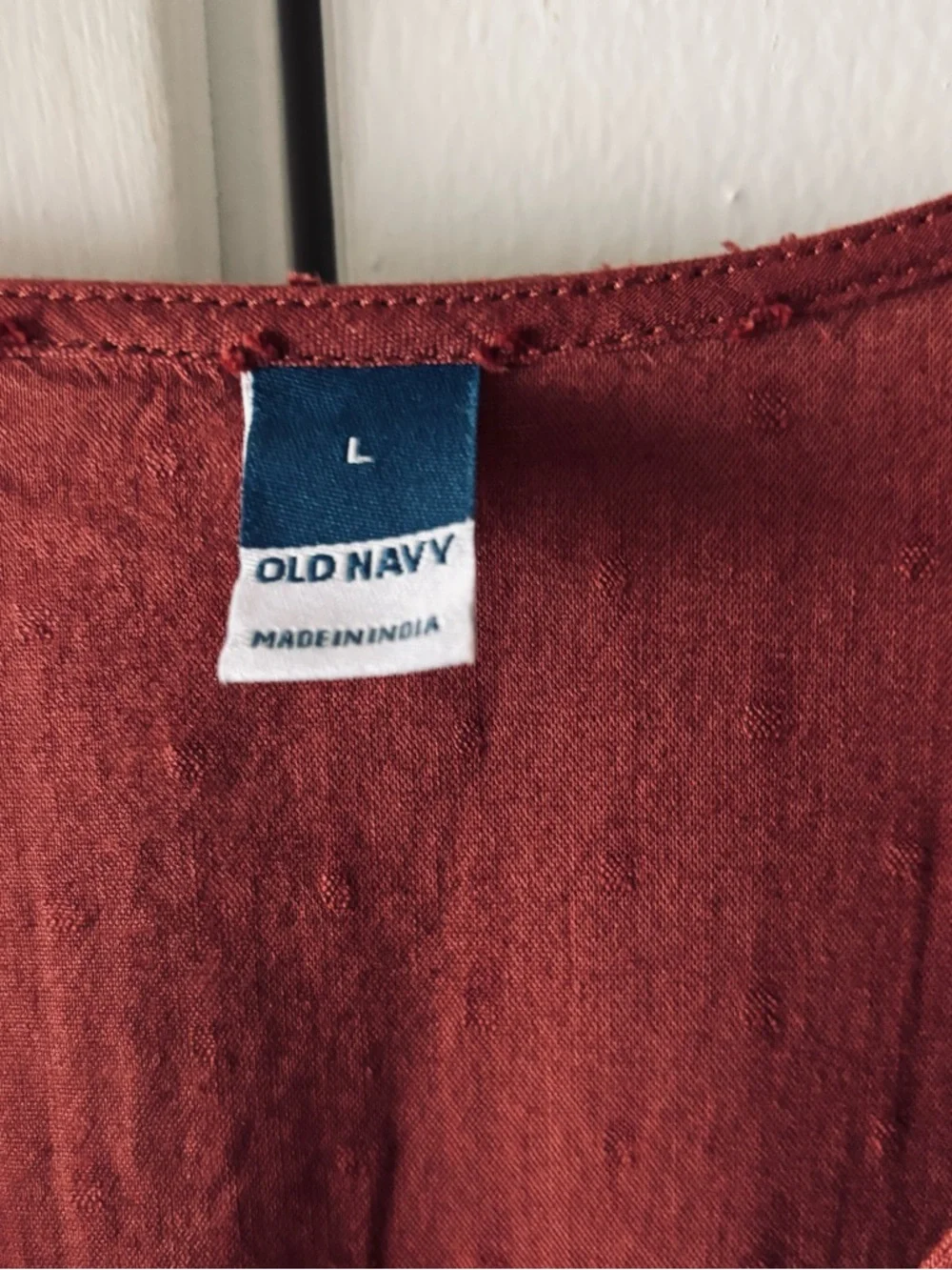 Old Navy Rust Red Midi Dress - Picture 4 of 6